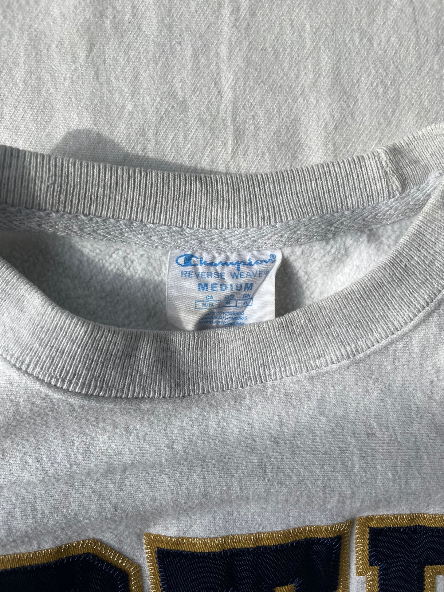 Vintage Notre Dame Crewneck Medium