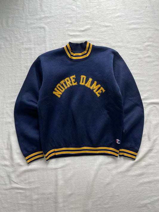Vintage 80s Notre Dame Lou Holtz Style Champion Crewneck Small/Medium