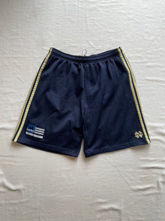 Vintage Notre Dame Adidas Soccer Shorts Large