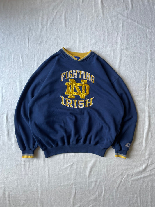 Vintage Notre Dame Fighting Irish Crewneck Large