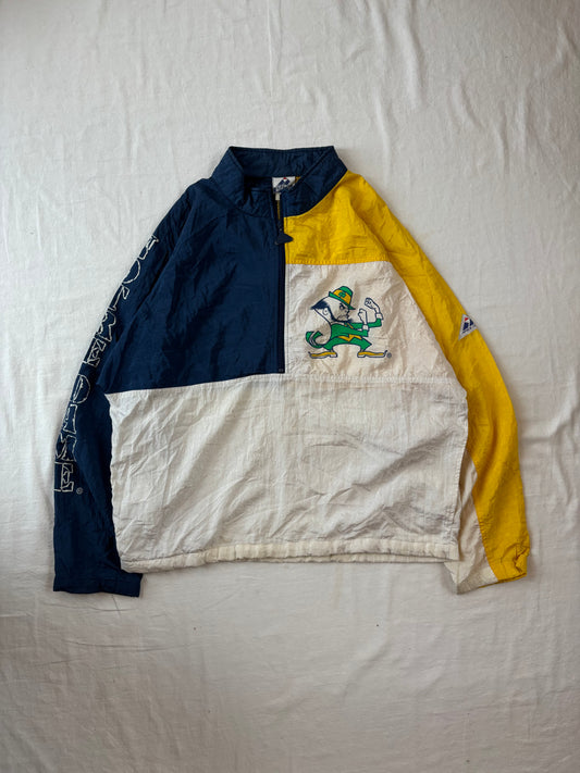 Vintage Notre Dame Windbreaker Jacket XLarge