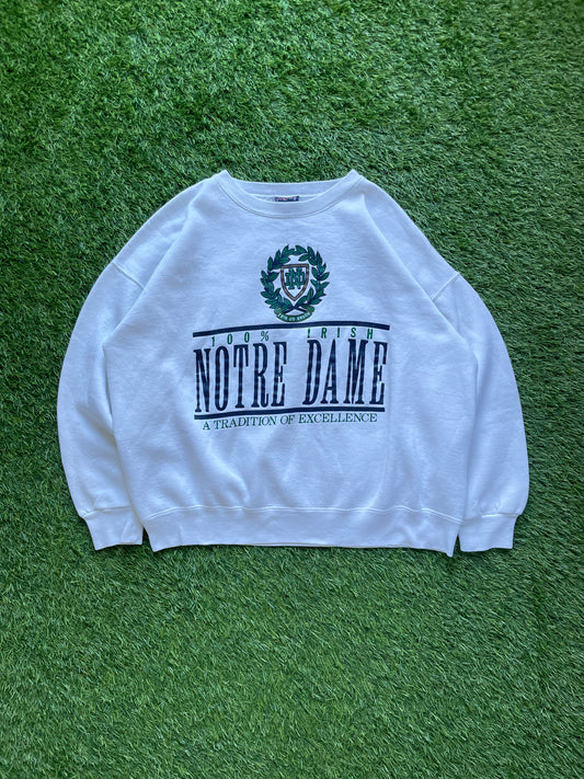 Vintage Notre Dame Irish Crewneck XLarge/2XL
