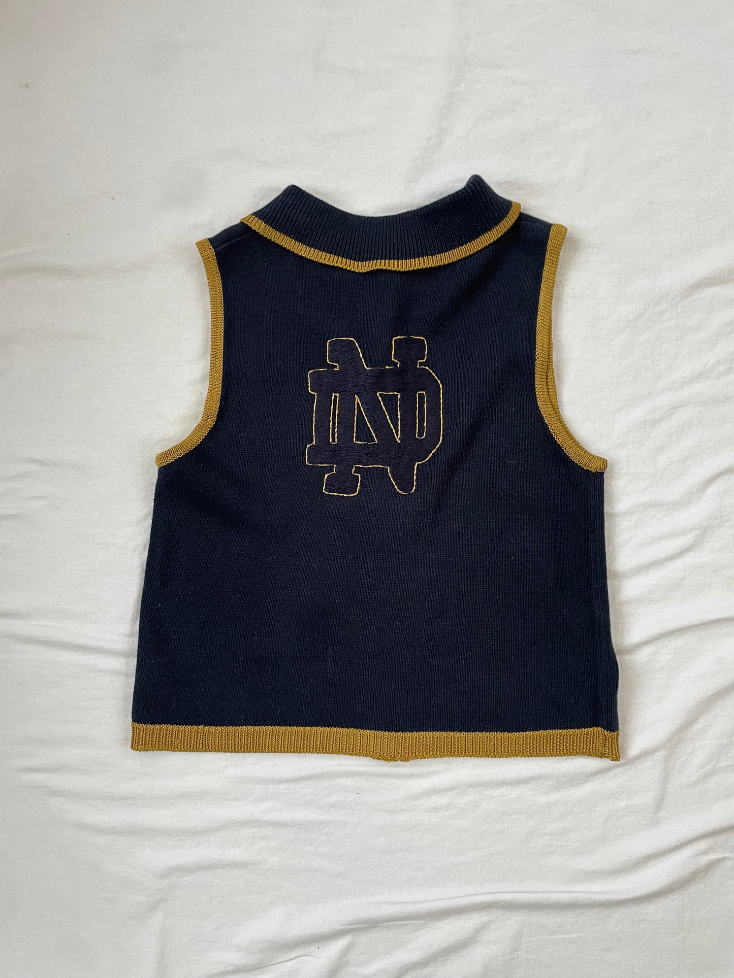 Vintage Notre Dame Sweater Vest Medium