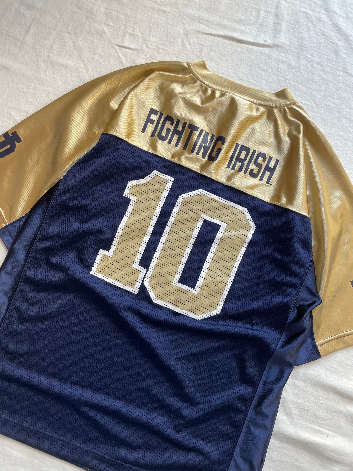Vintage Notre Dame Fighting Irish Football Jersey Large
