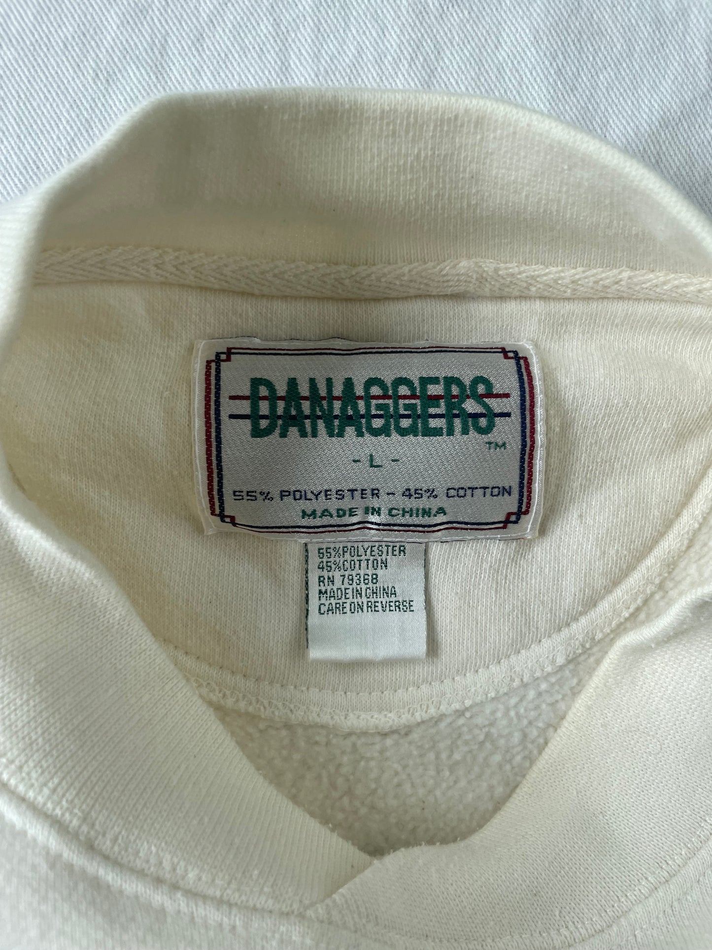 Vintage Notre Dame Irish Crewneck Large