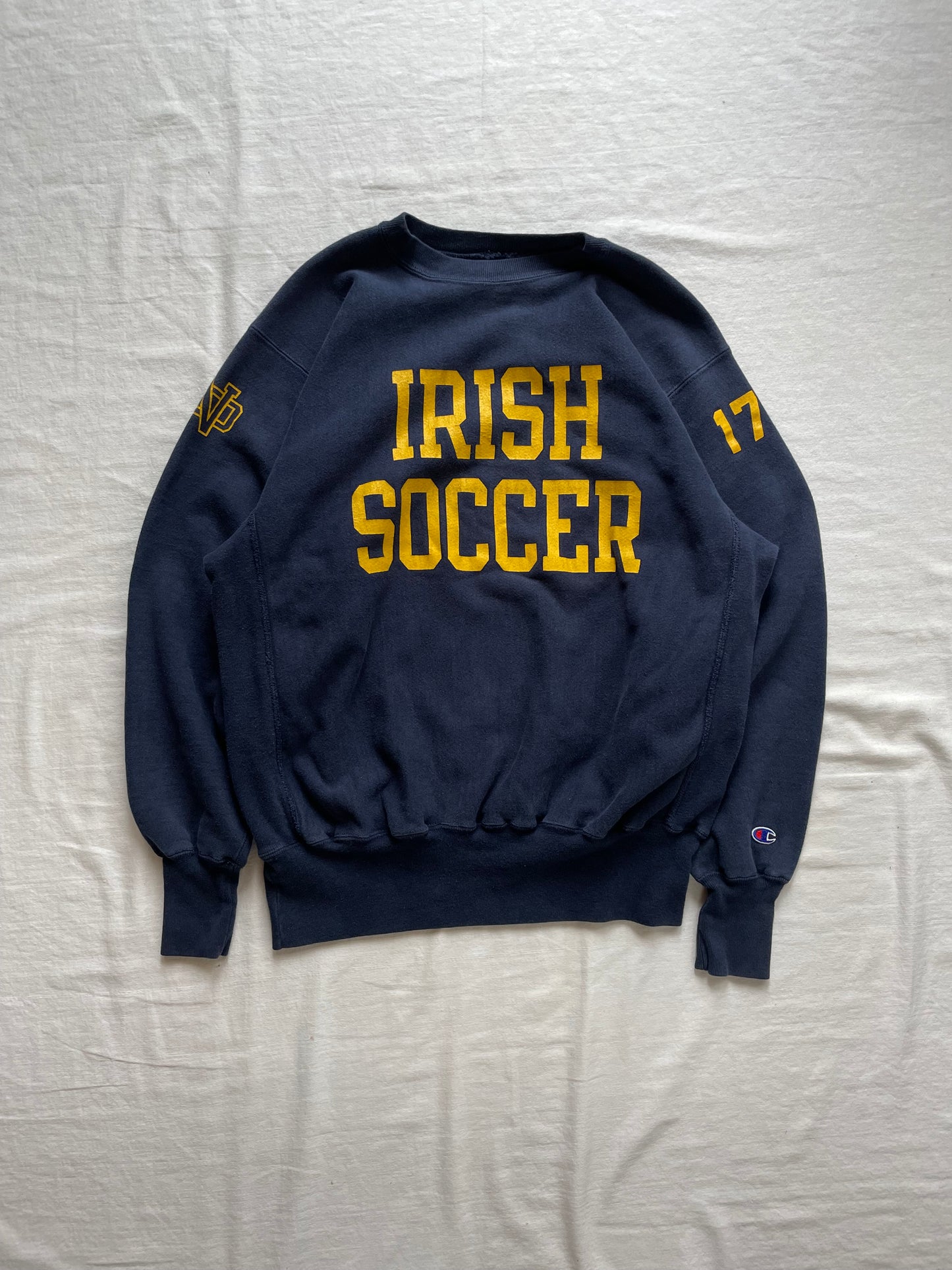 Vintage Notre Dame Irish Soccer Crewneck Large/XLarge