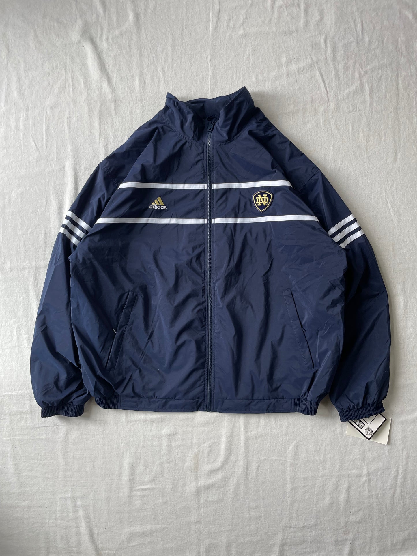 Vintage Notre Dame Adidas Jacket 2XL