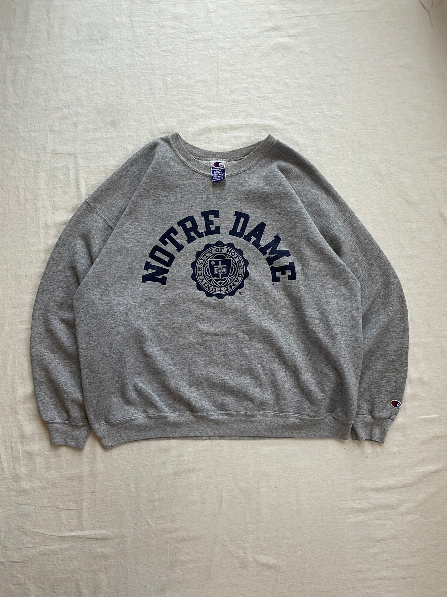 Vintage Notre Dame Crewneck XLarge