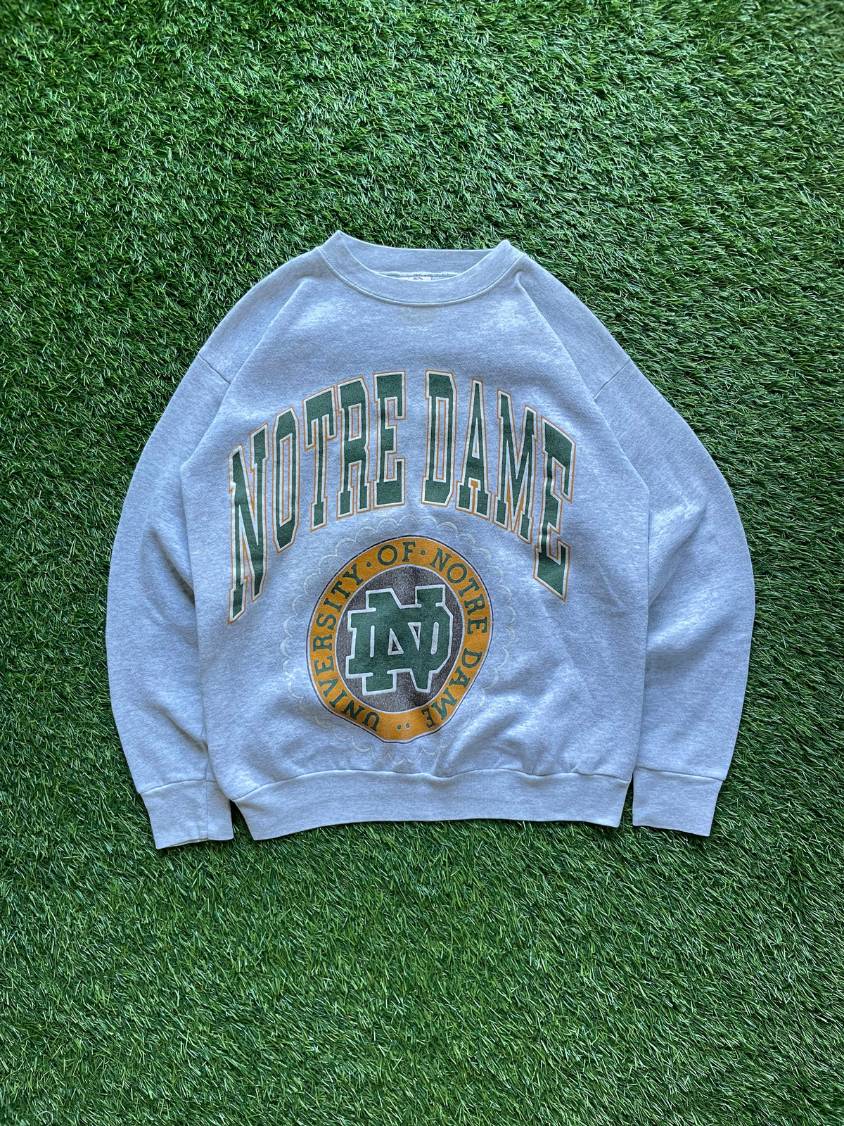 Vintage Notre Dame Crewneck Sweatshirt Small/Medium