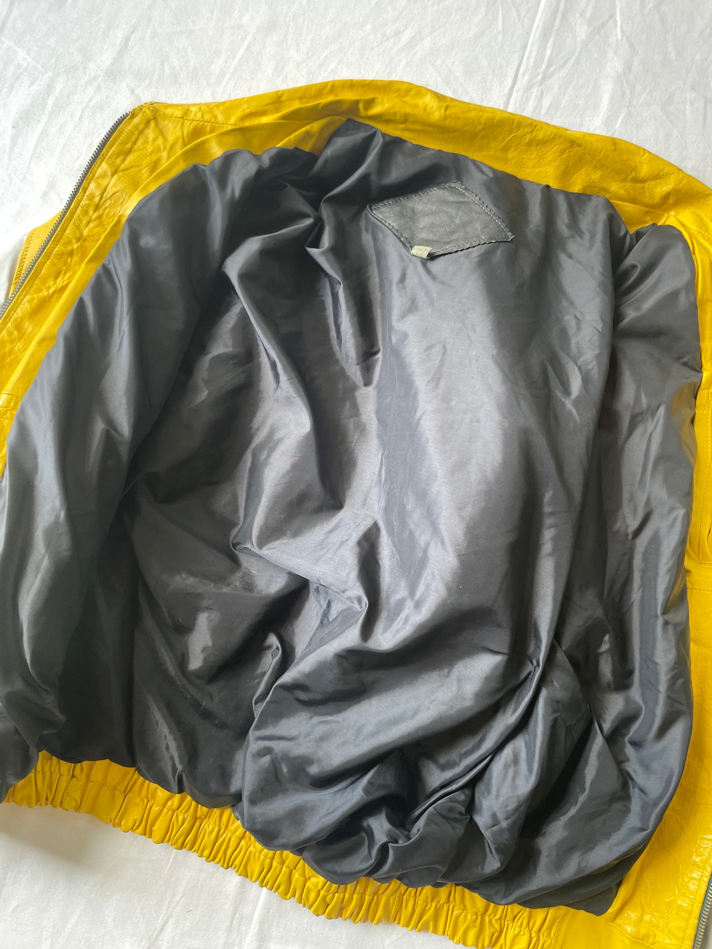 Vintage Notre Dame Fightin Irish Leather Jacket Large