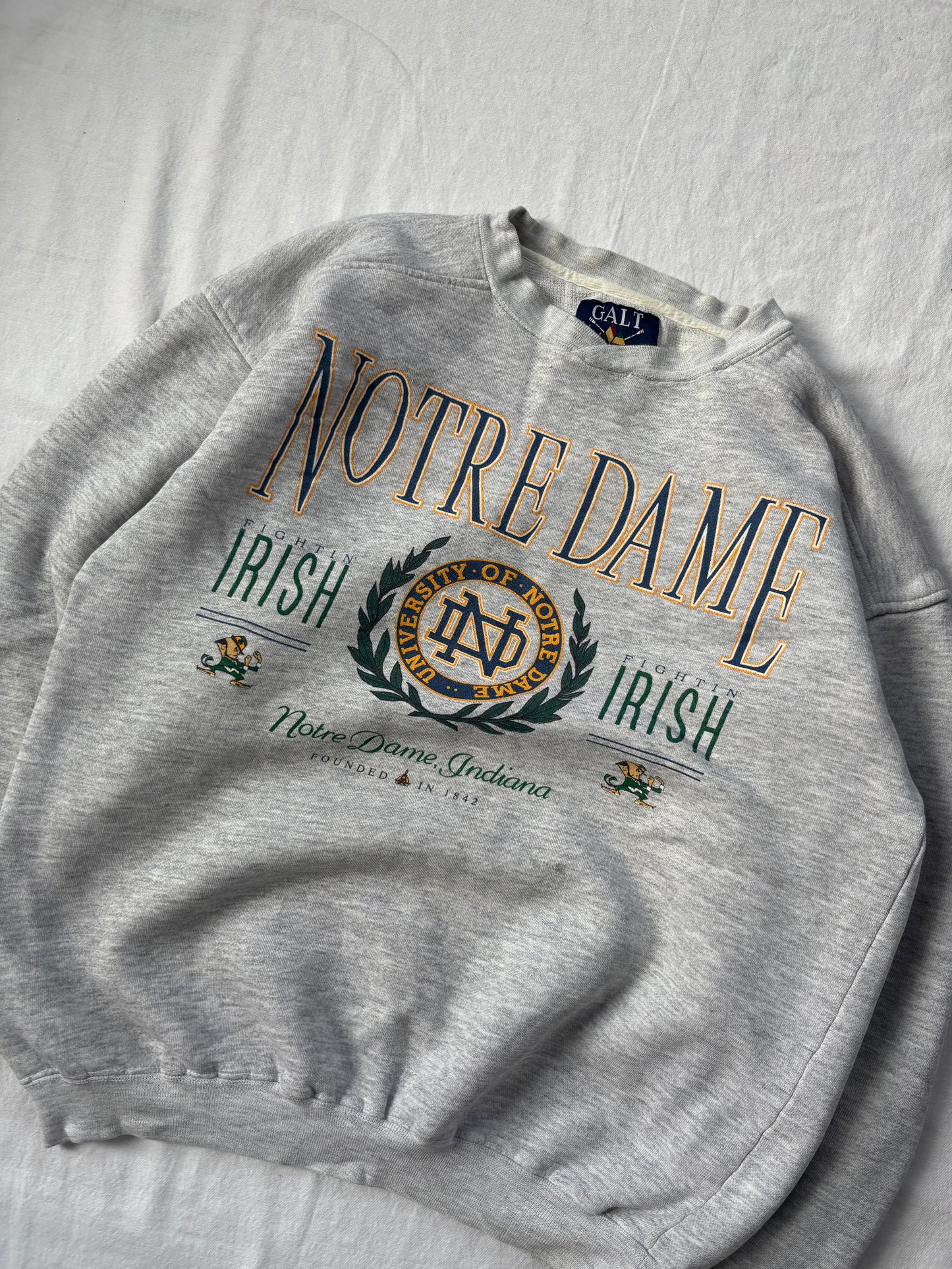 Vintage Notre Dame Crewneck Medium