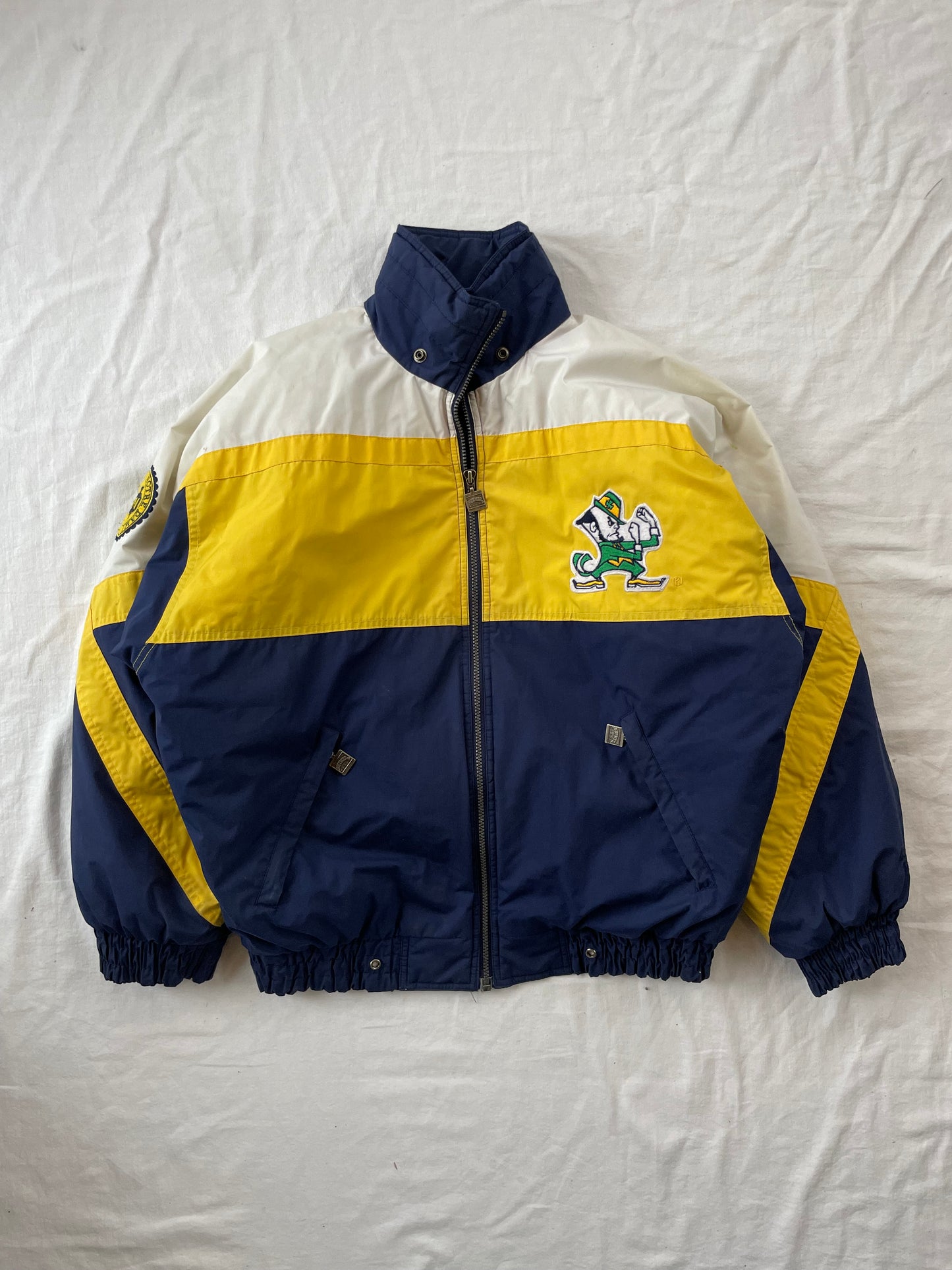 Vintage Notre Dame Puffer Jacket XLarge