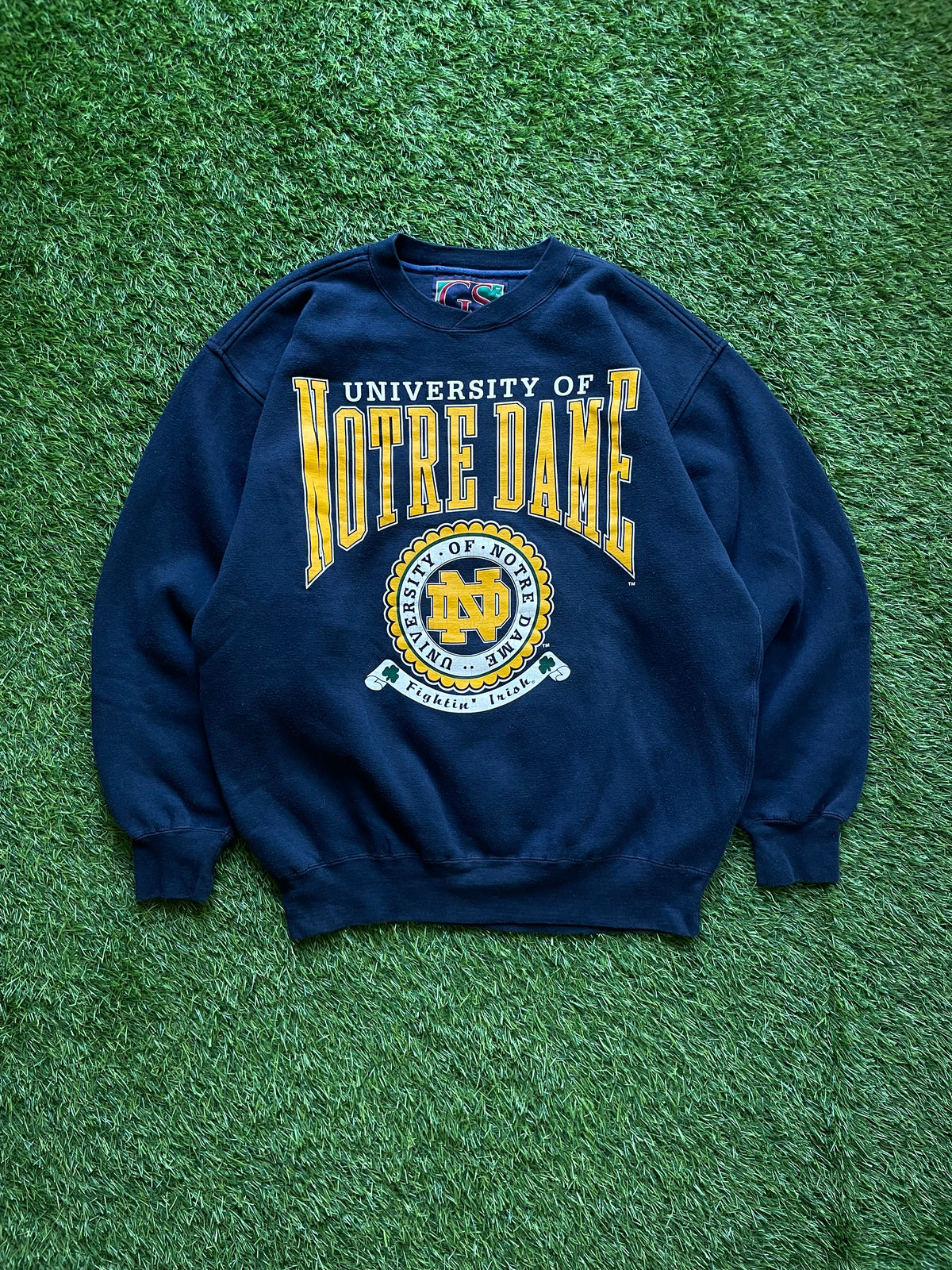 Vintage Notre Dame Crewneck Sweatshirt XLarge