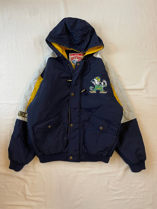 Vintage Notre Dame Puffer Jacket XLarge