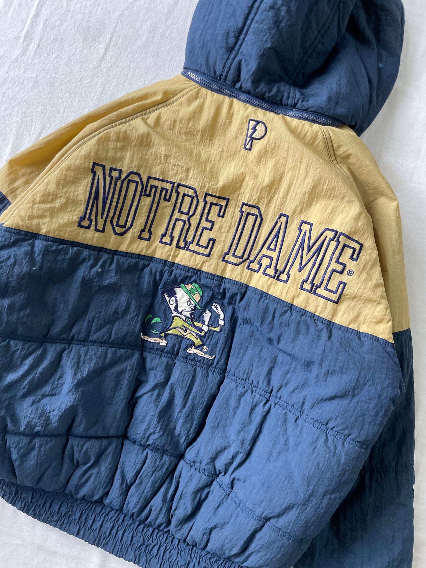 Vintage Notre Dame Puffer Jacket Large/XLarge