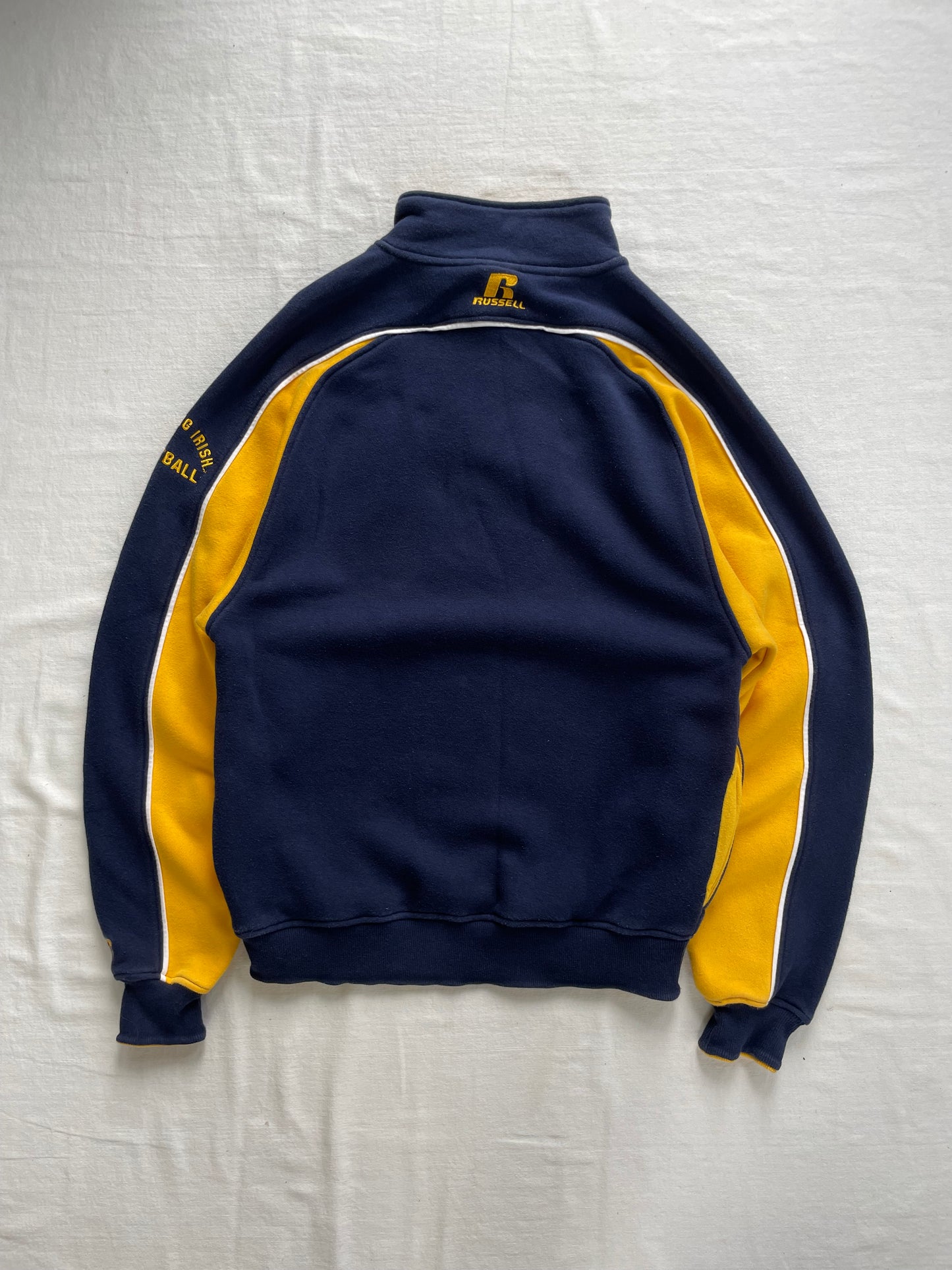 Vintage Notre Dame Quarter Zip Sweatshirt Small/Medium