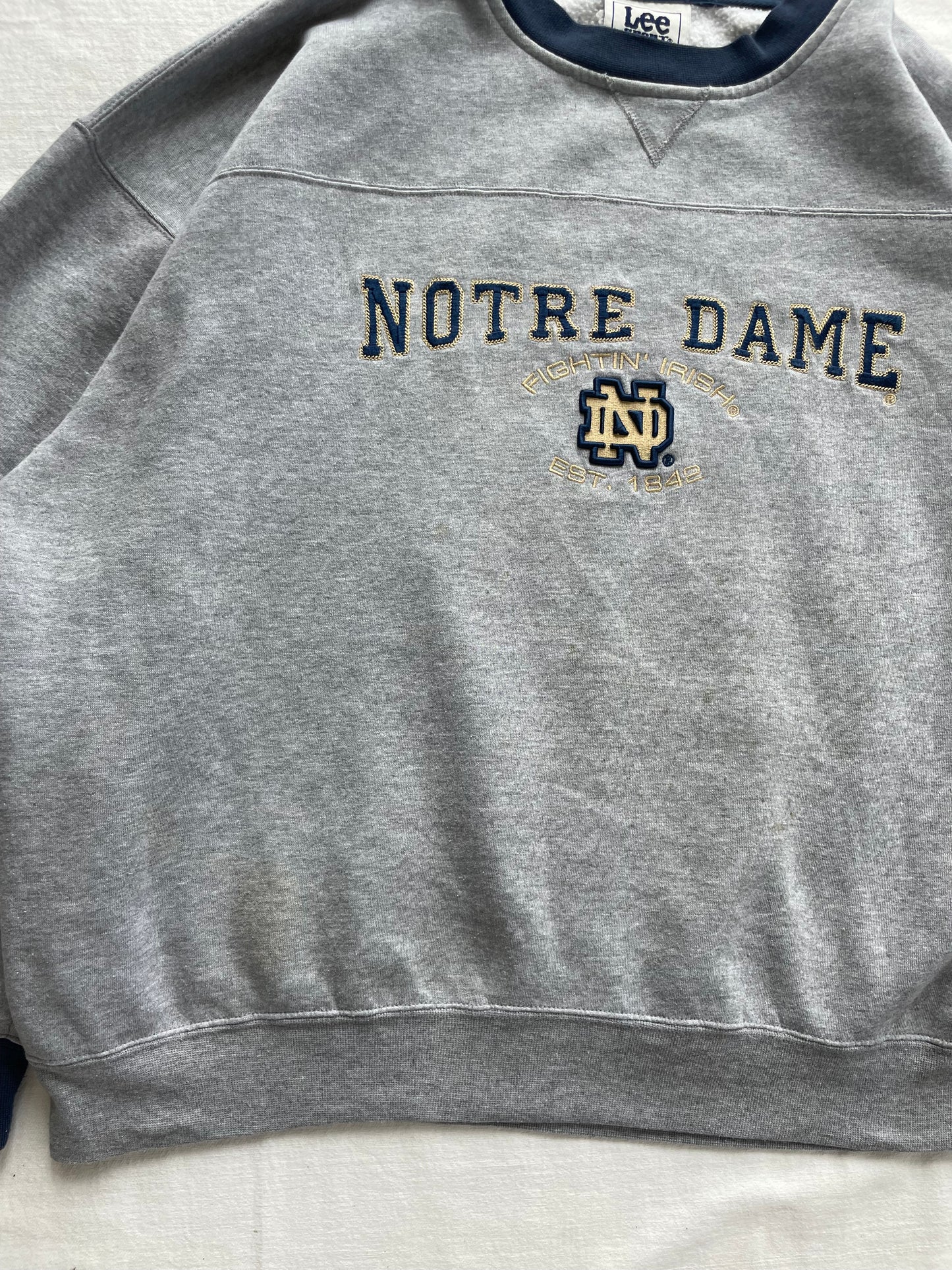 Vintage Notre Dame Crewneck XLarge