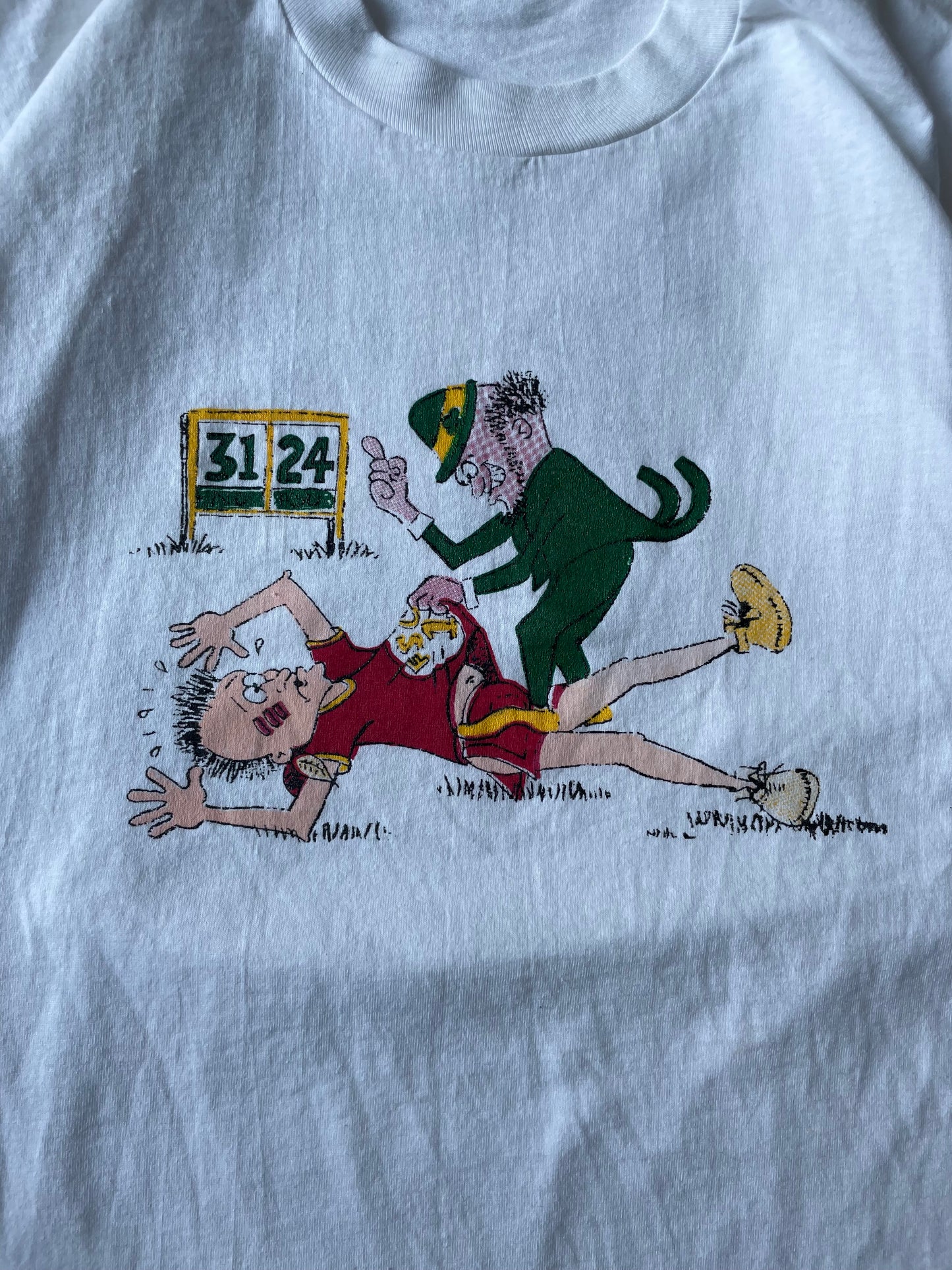 Vintage Notre Dame vs. Florida State Character Tee Medium