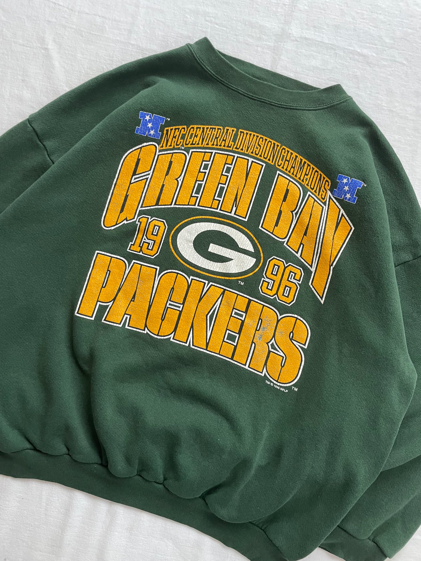 Vintage 1996 Green Bay Packers Crewneck 2XL