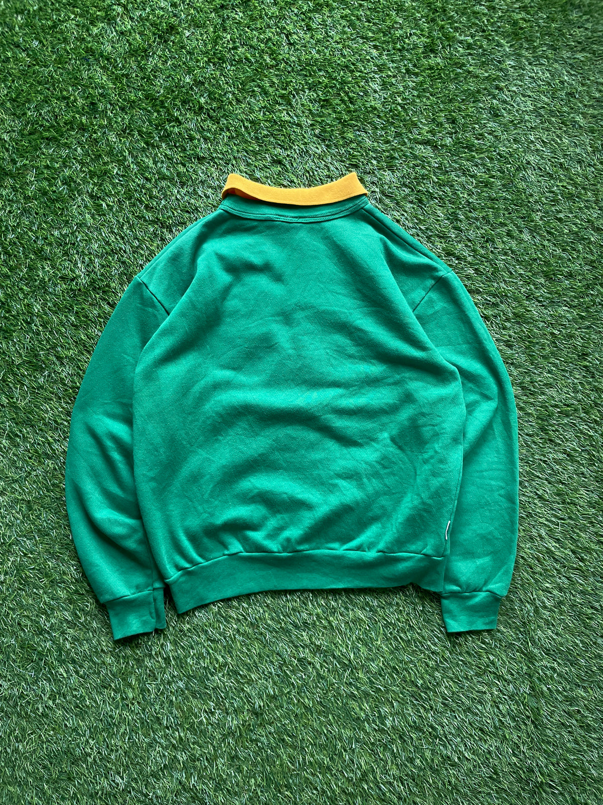 Vintage Notre Dame Rugby Polo Sweatshirt Medium/Large