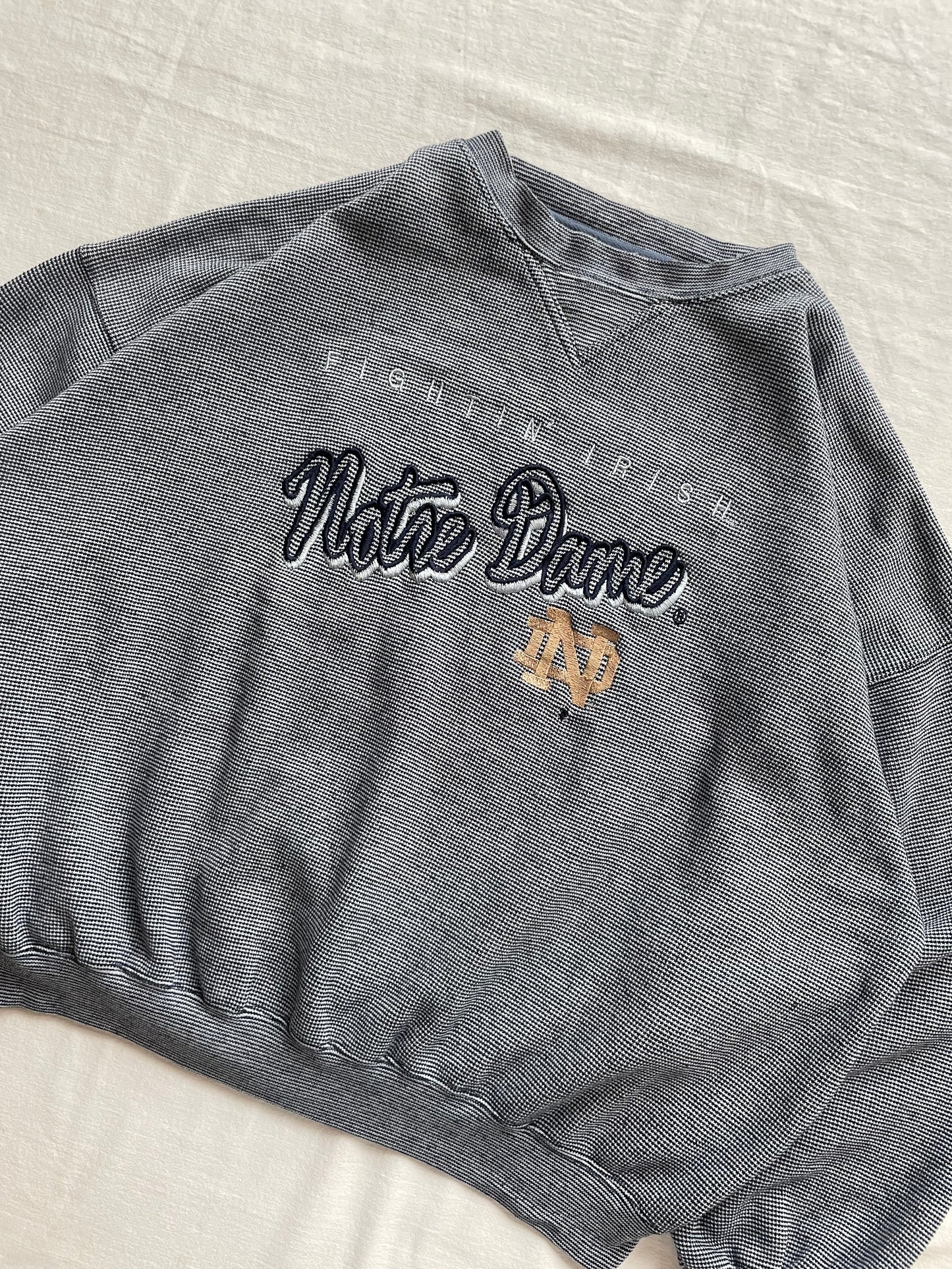 Vintage Notre Dame Fightin Irish Crewneck XLarge
