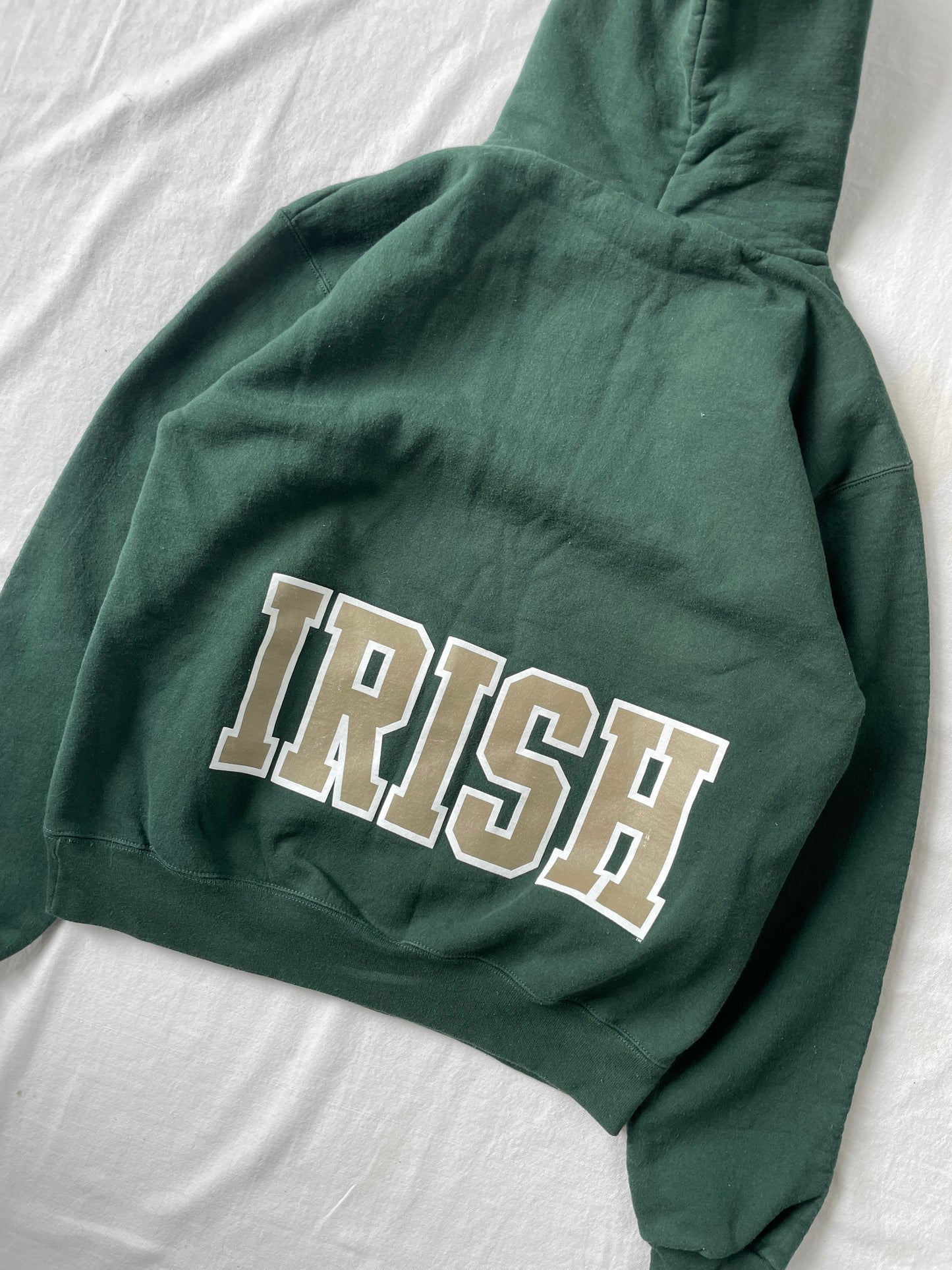 Vintage Notre Dame Irish Hoodie Medium