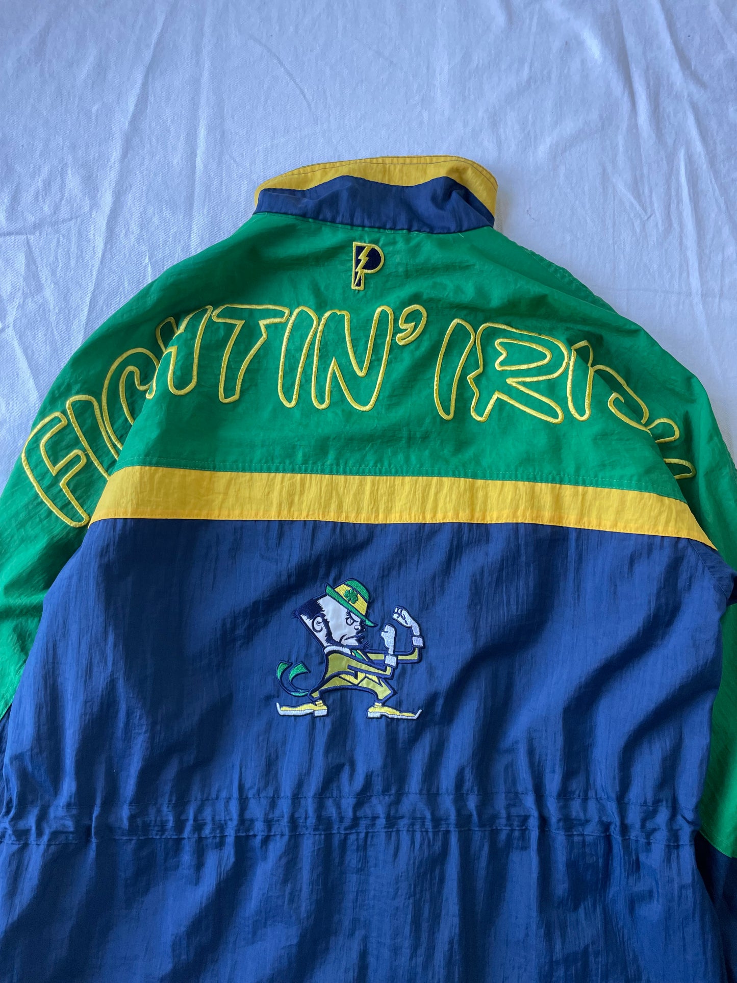 Vintage Notre Dame Fightin’ Irish Windbreaker Jacket Large