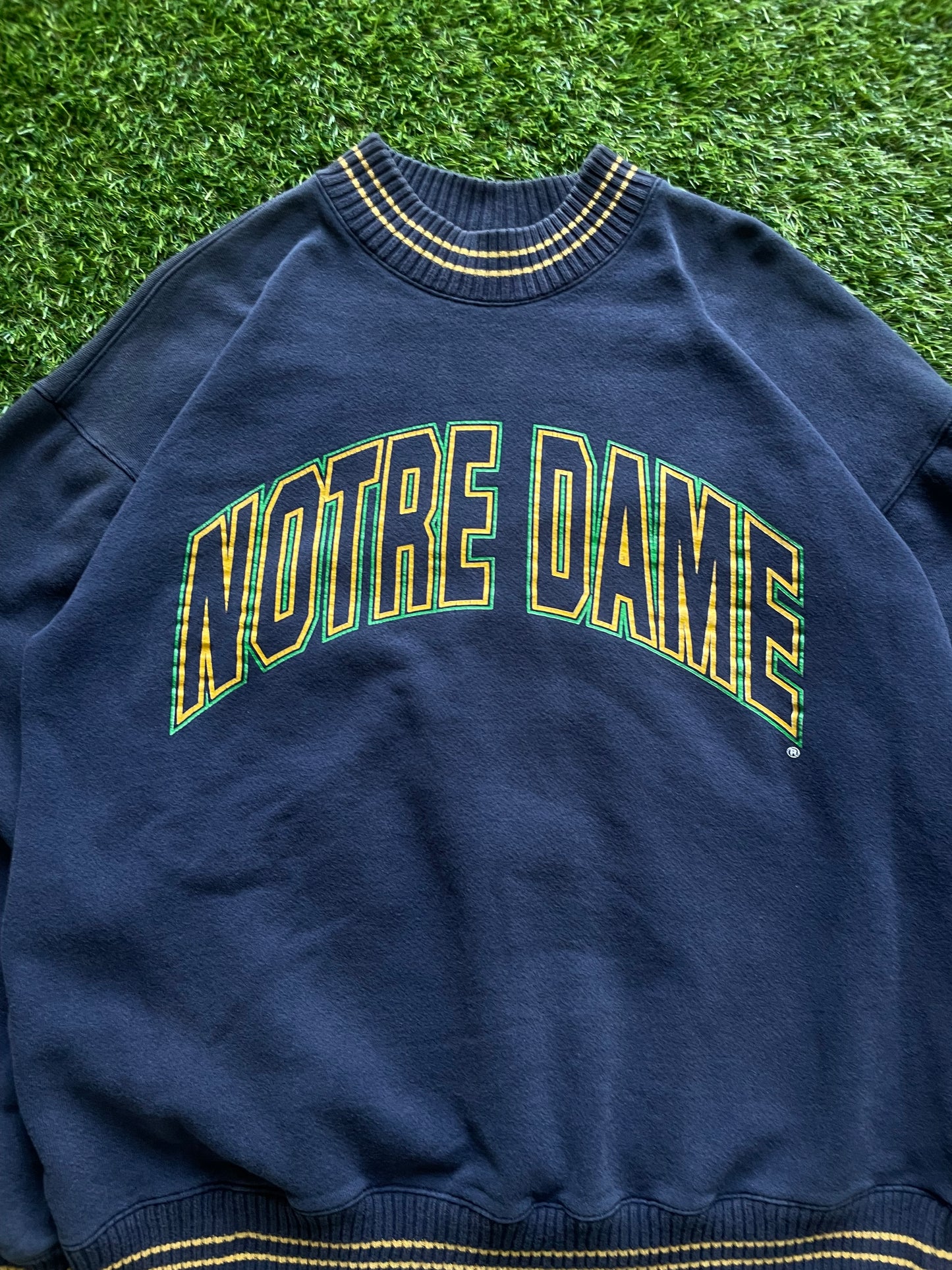 Vintage Notre Dame Crewneck Sweatshirt Large