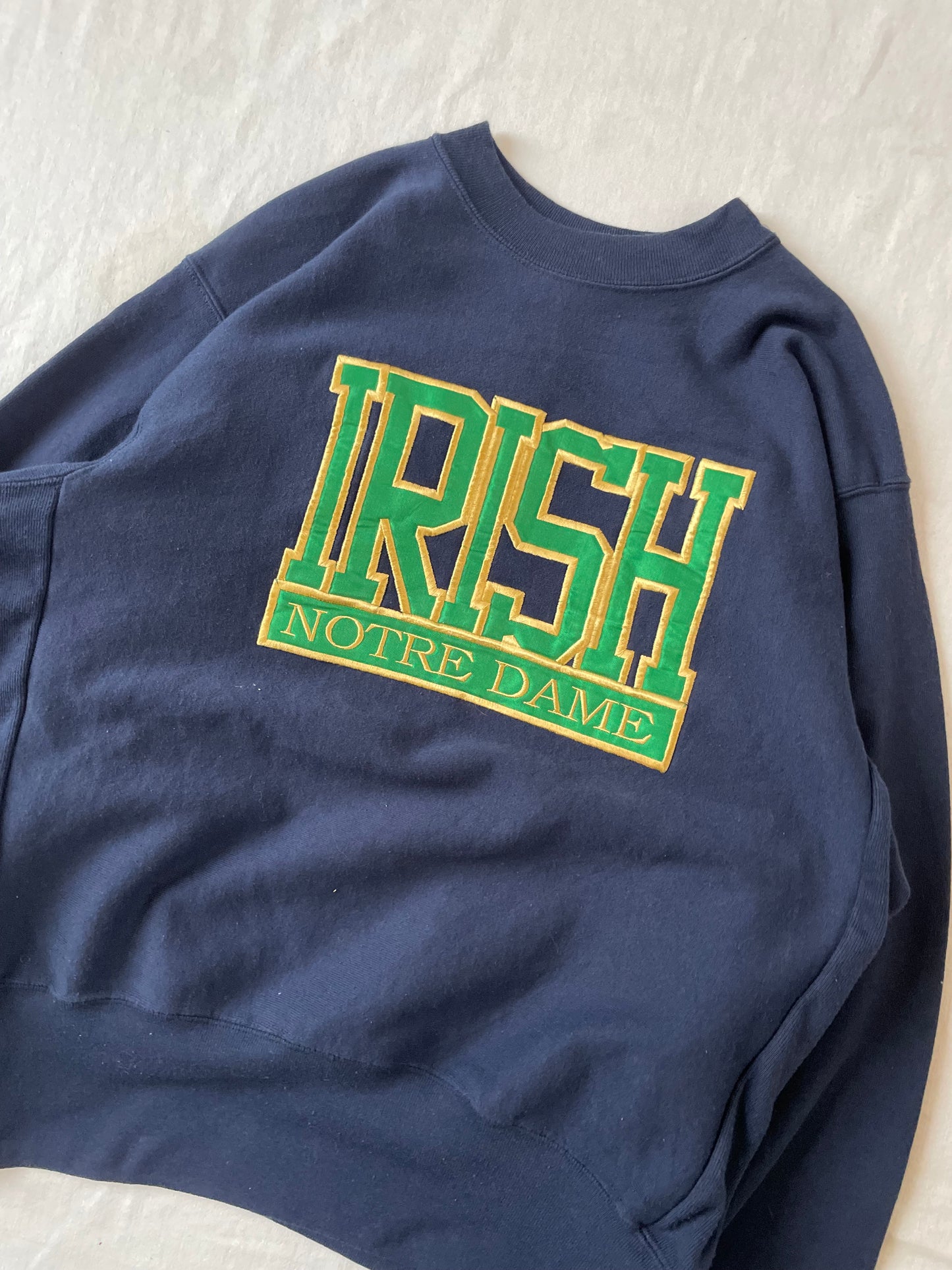 Vintage Notre Dame Irish Crewneck Medium