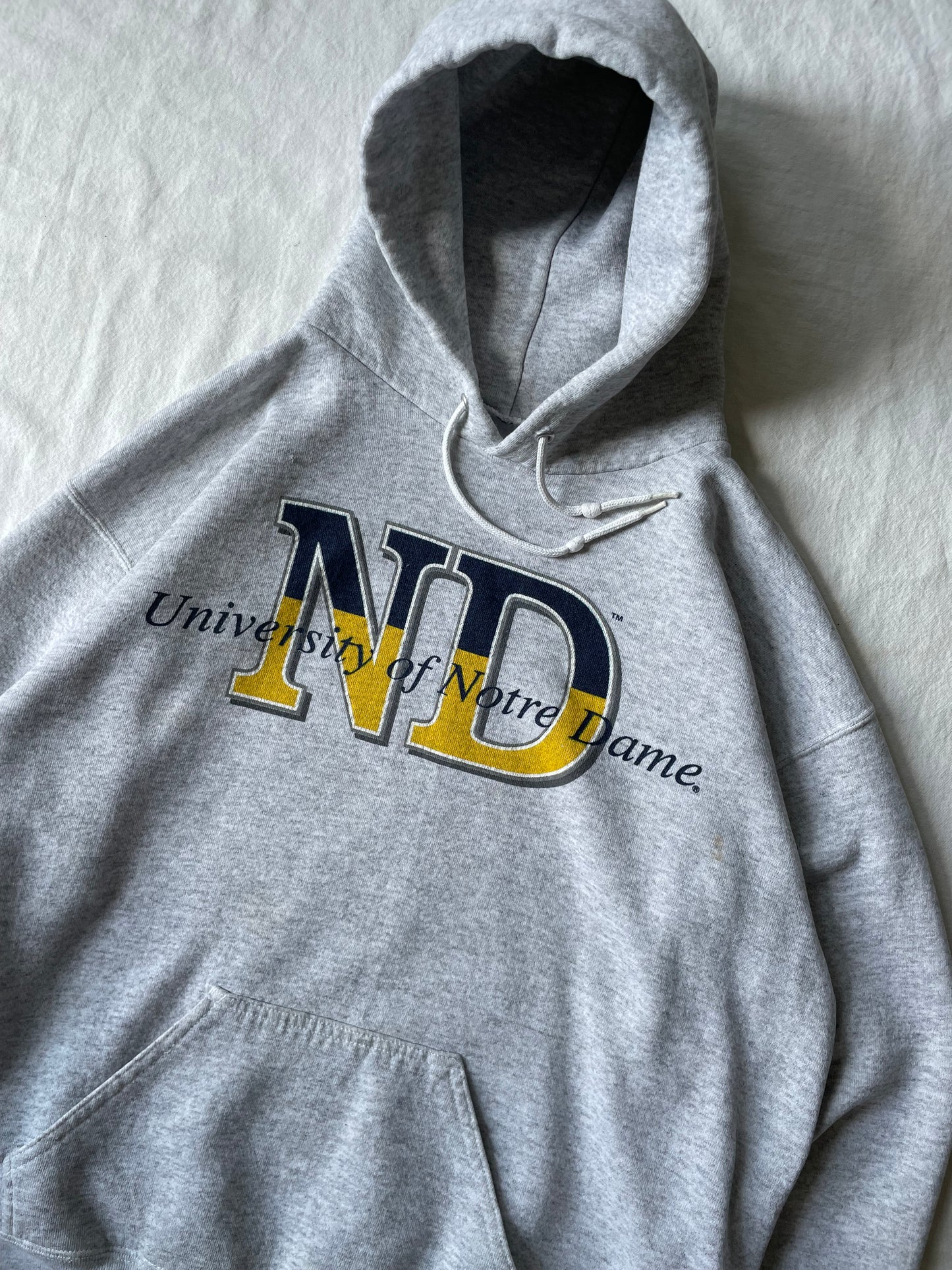 Vintage Notre Dame Hoodie Medium/Large