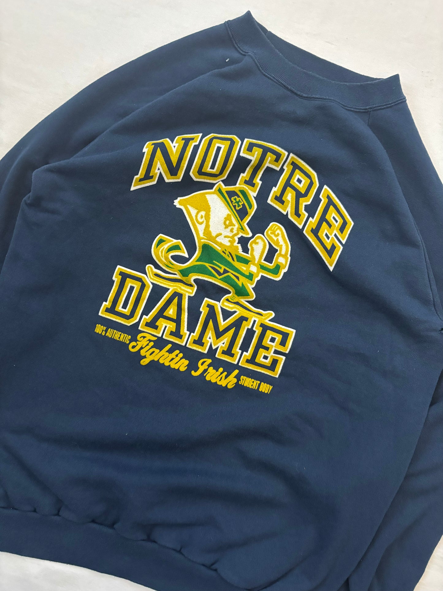 Vintage Notre Dame Fightin Irish Crewneck Large/XLarge