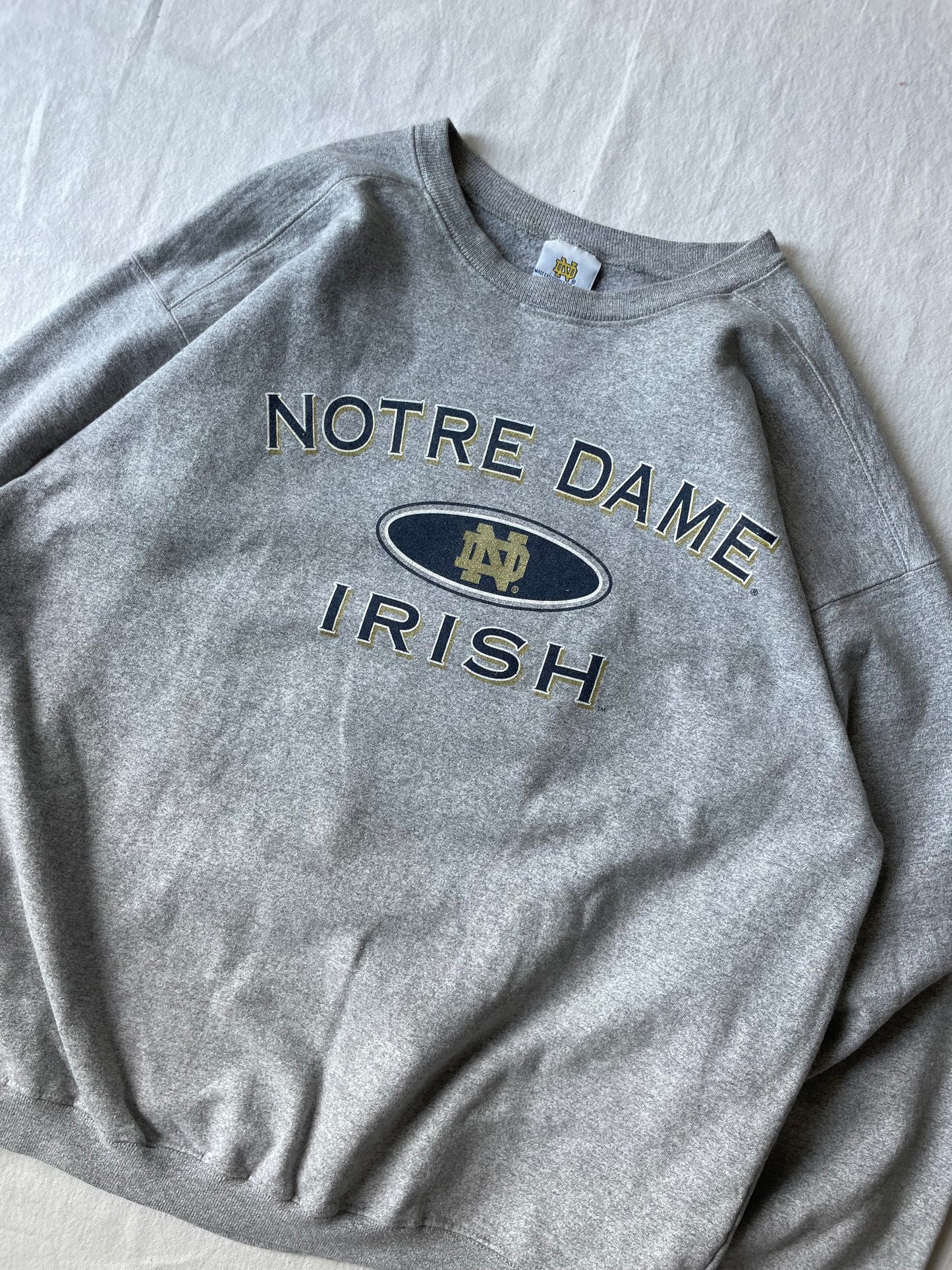 Vintage Notre Dame Irish Crewneck XLarge
