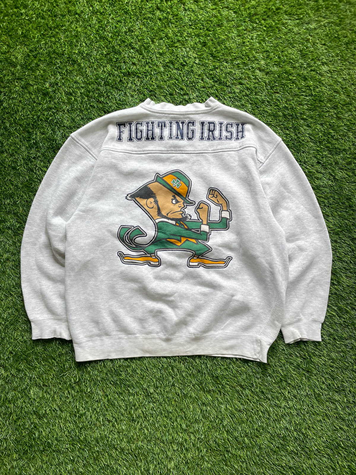 Vintage Notre Dame Fighting Irish Heavyweight Crewneck Sweatshirt Large