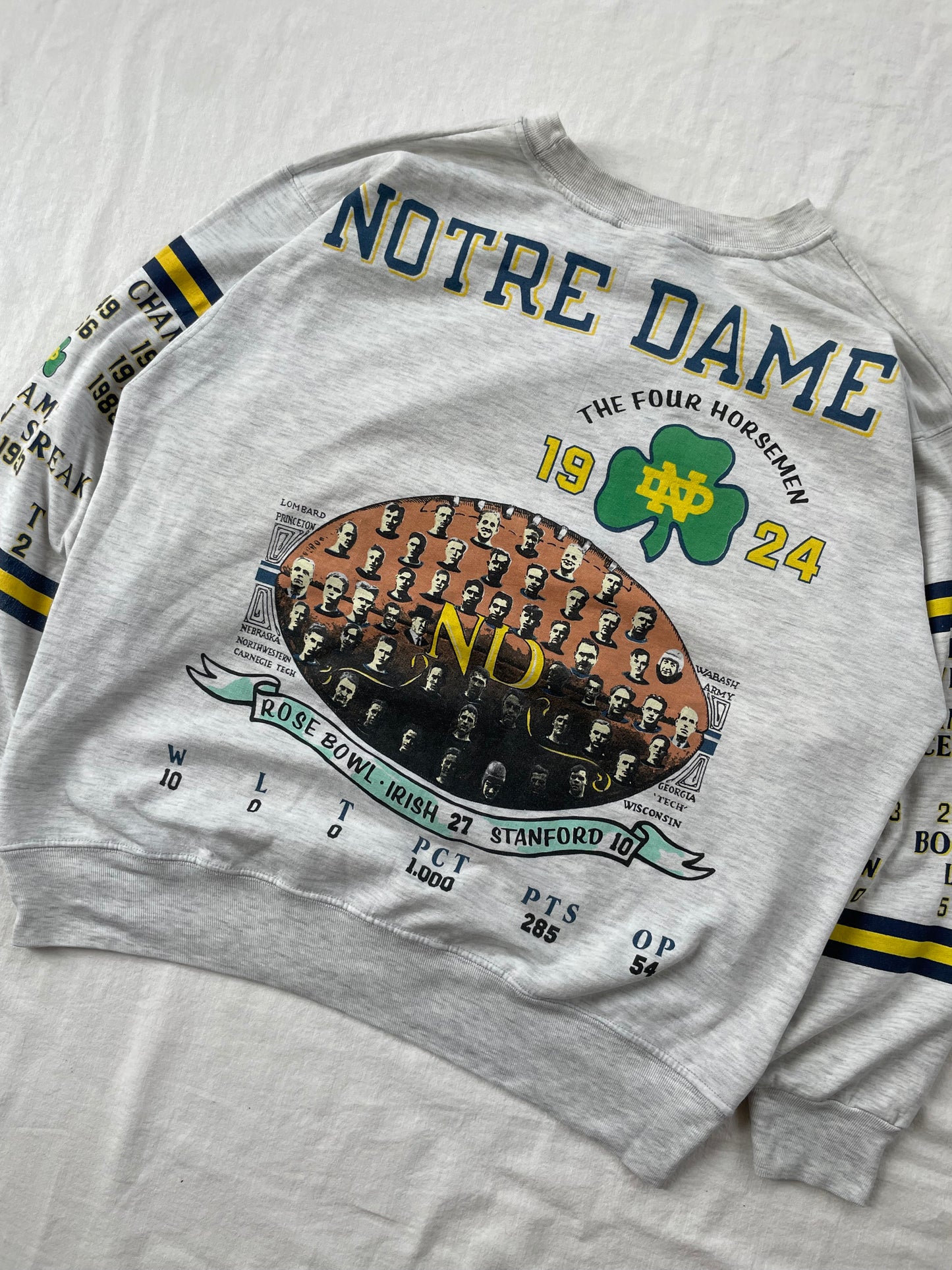 Vintage Notre Dame National Champions Fightin’ Irish Crewneck Large