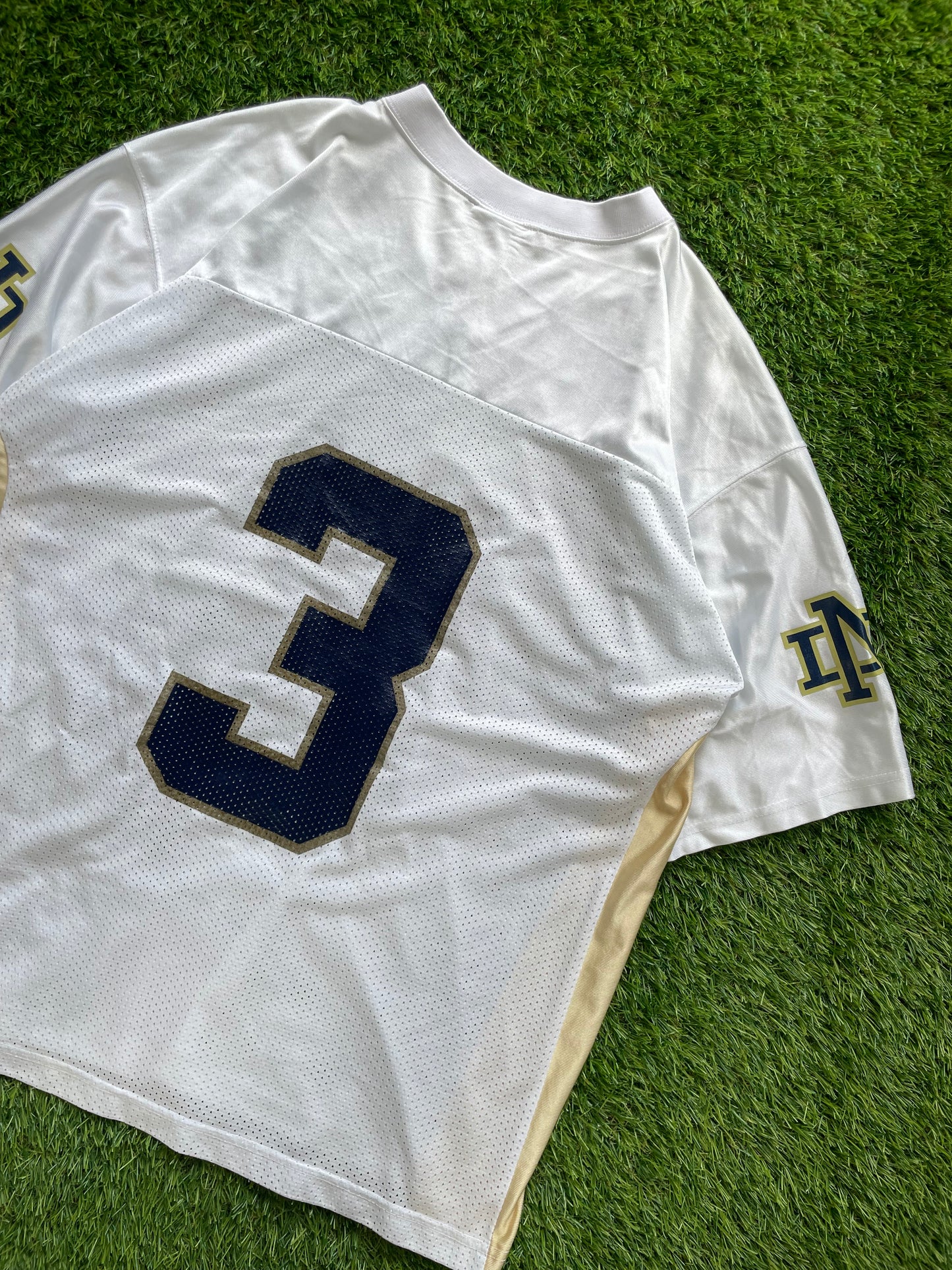 Vintage Notre Dame #3 Football Jersey Large