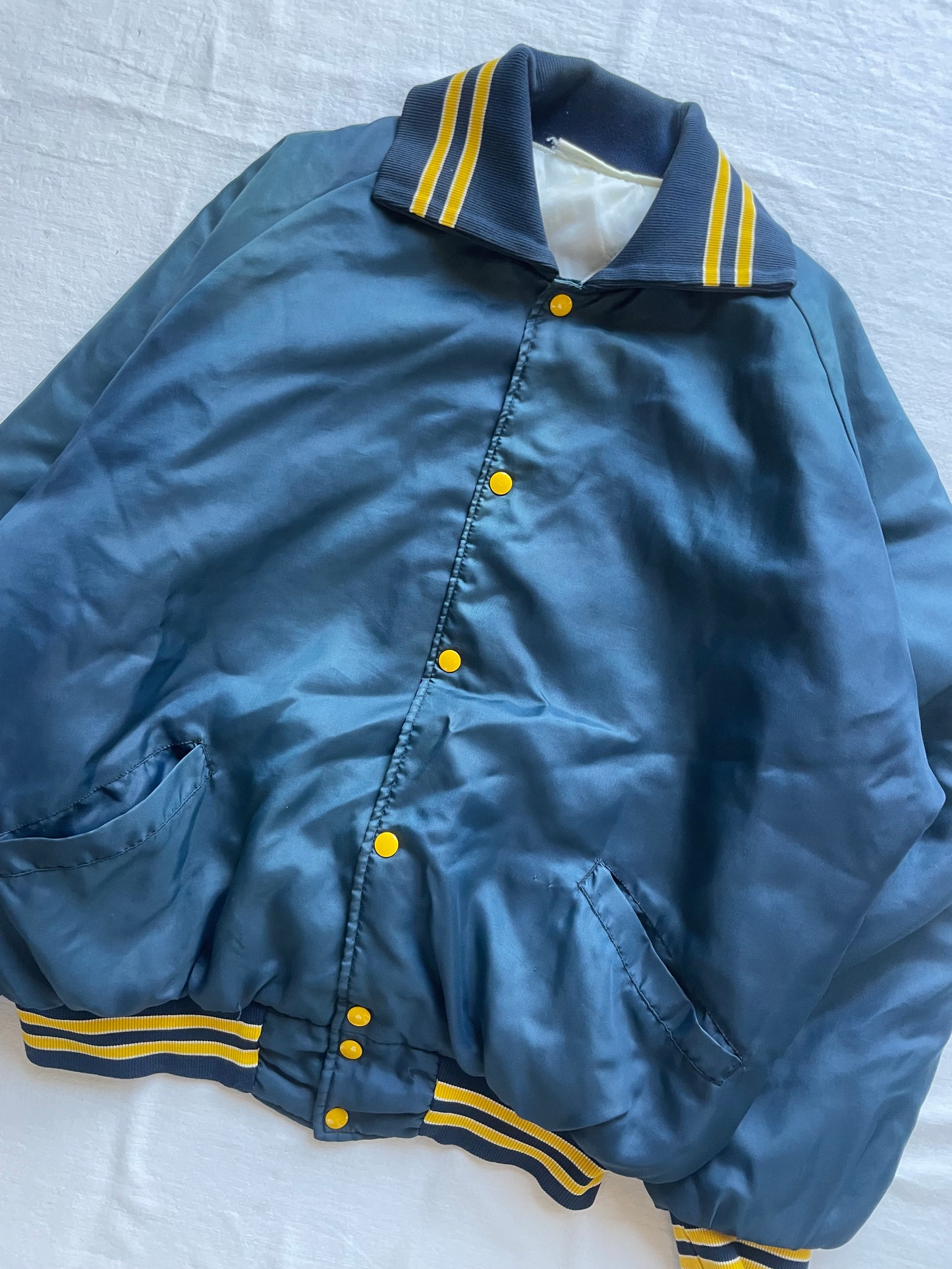 Vintage Notre Dame Spell Out Jacket Large