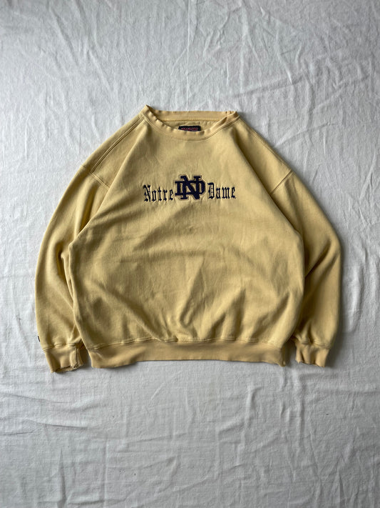 Vintage Notre Dame Crewneck Large