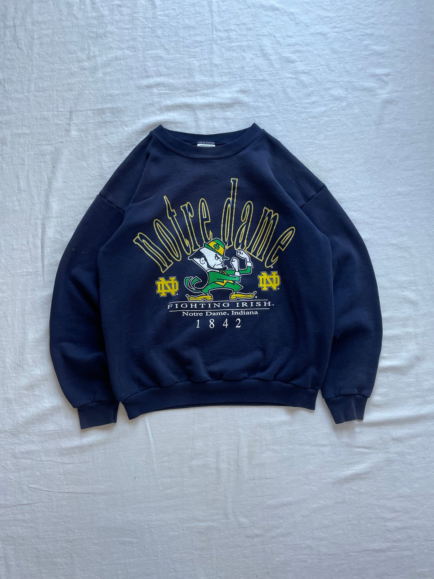 Vintage Notre Dame Crewneck Medium