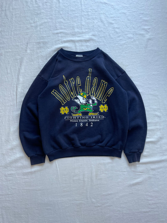 Vintage Notre Dame Crewneck Medium