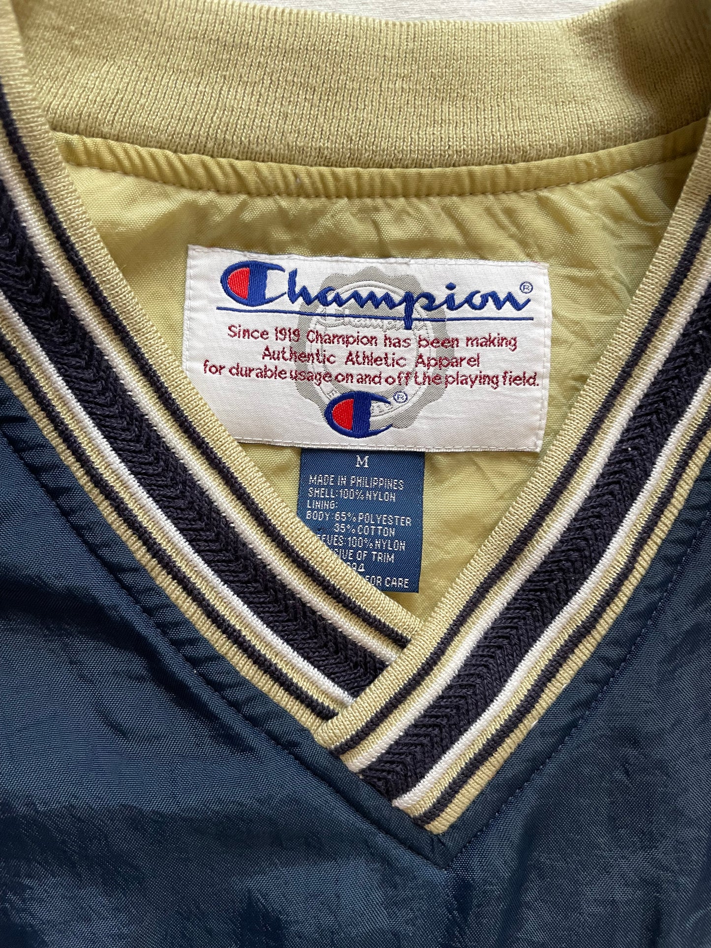 Vintage Notre Dame Pullover Windbreaker Medium