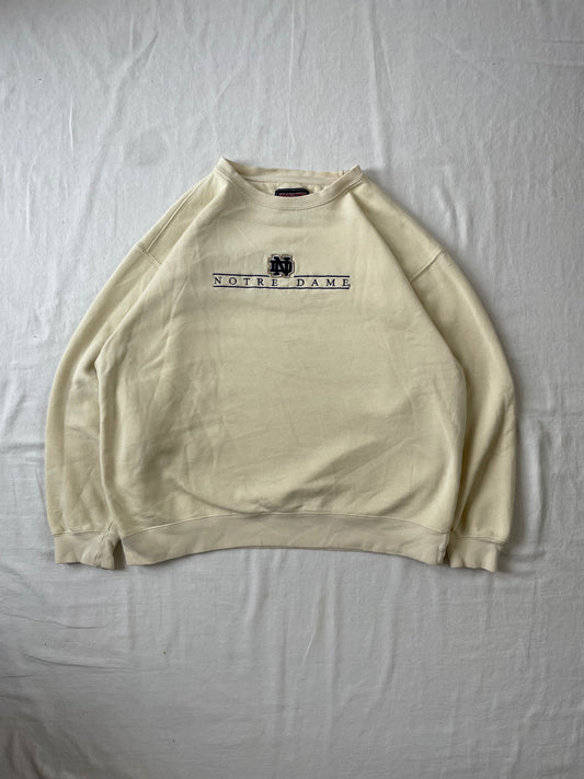 Vintage Notre Dame Crewneck Large
