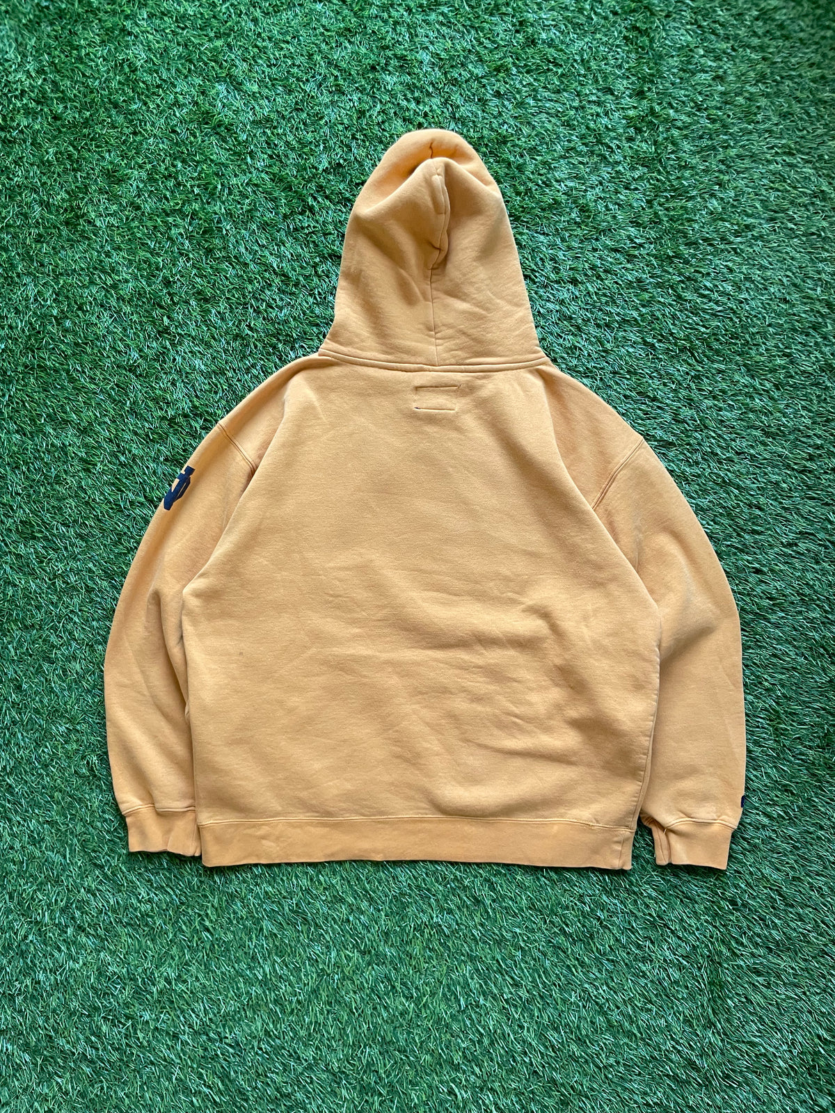 Vintage Notre Dame Gold Hoodie Sweatshirt Large
