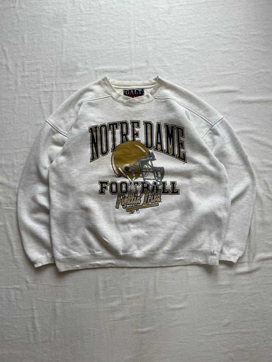 Vintage Notre Dame Football Crewneck XLarge/2XL
