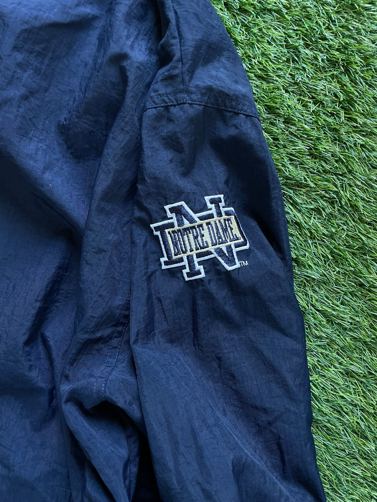 Vintage Notre Dame Irish Pullover Windbreaker Large