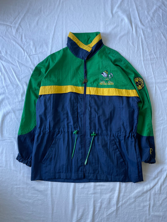 Vintage Notre Dame Fightin’ Irish Windbreaker Jacket Large