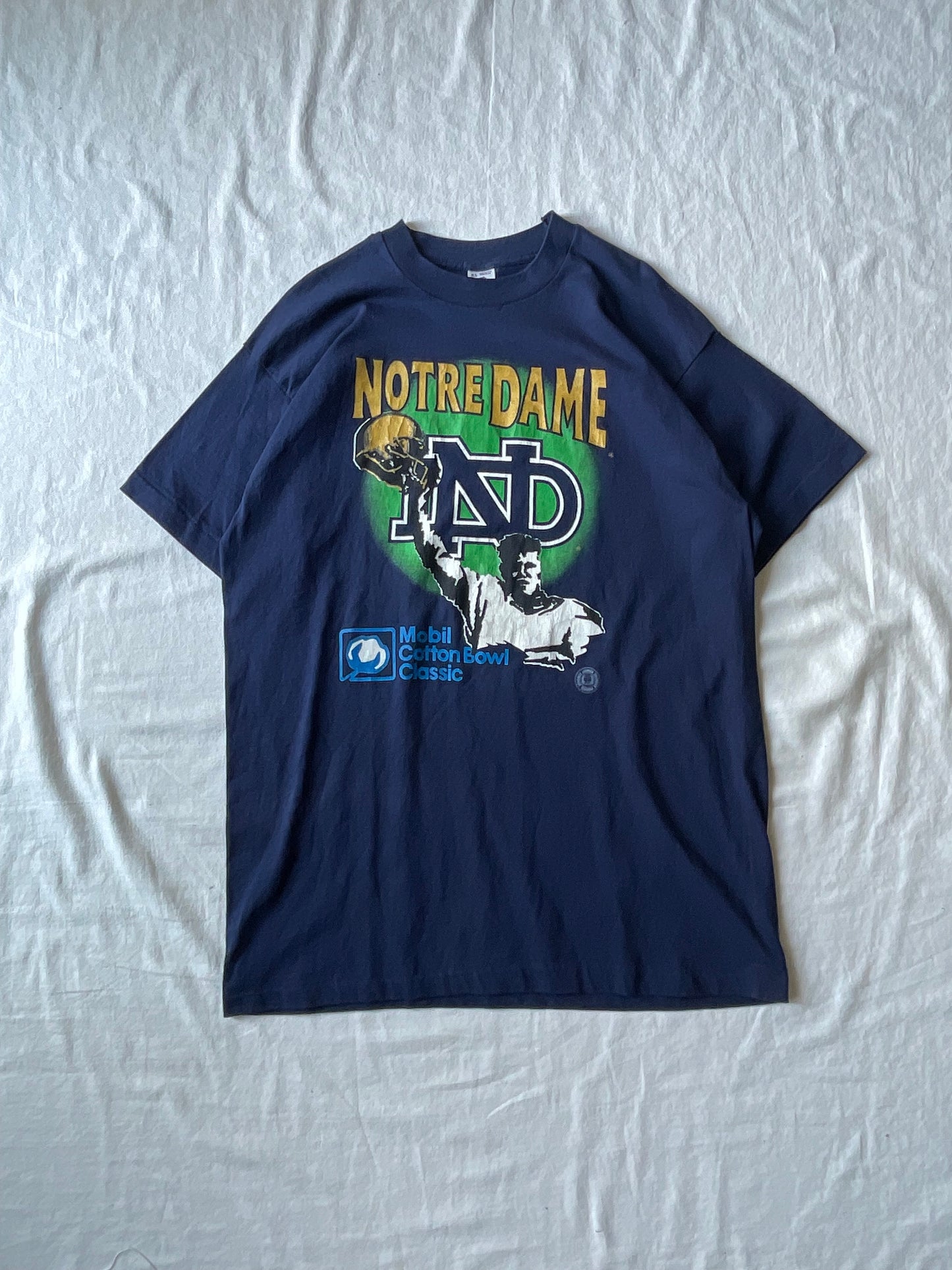 Vintage Notre Dame Cotton Bowl Tee XLarge
