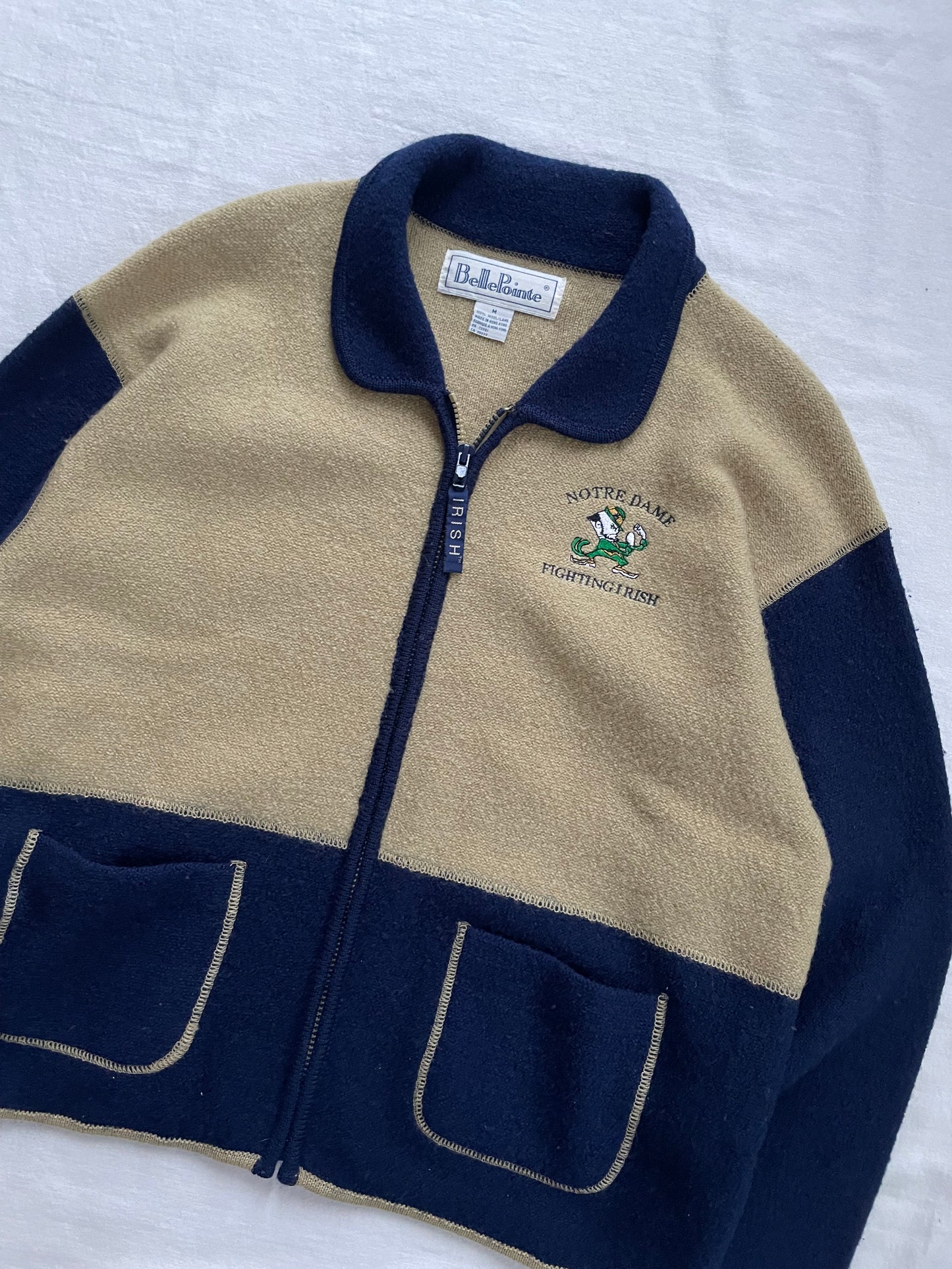 Vintage Notre Dame Fighting Irish Women’s Jacket Medium