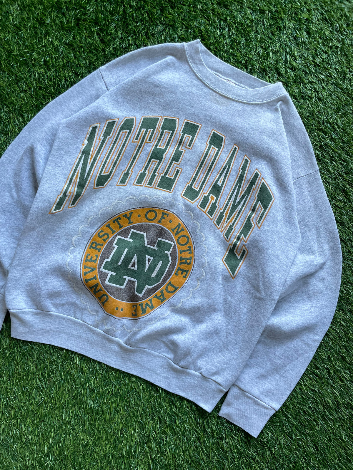 Vintage Notre Dame Crewneck Sweatshirt Small/Medium