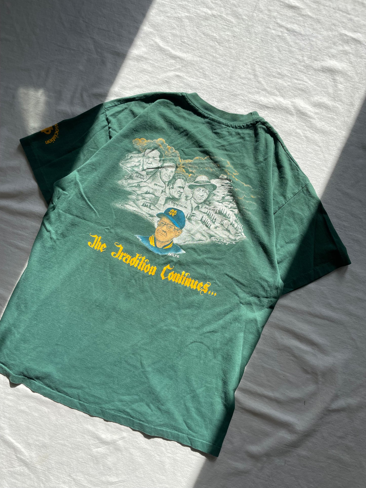 Vintage 1992 Notre Dame Lou Holtz The Shirt XLarge