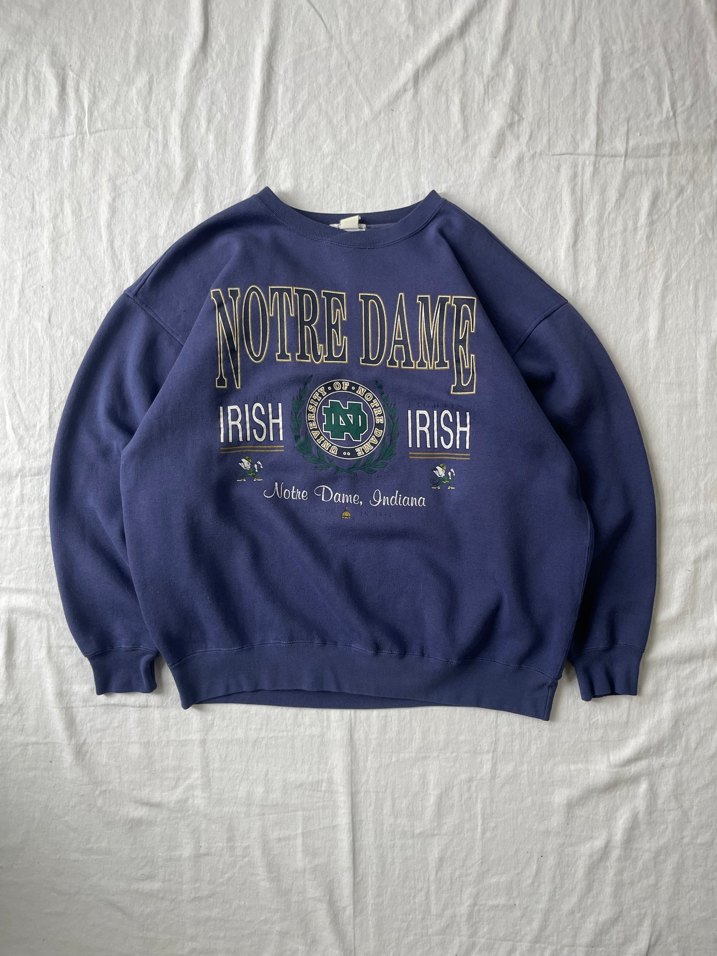 Vintage Notre Dame Crewneck XLarge